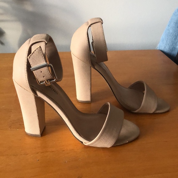 Call It Spring Tan Heels - Picture 2 of 3